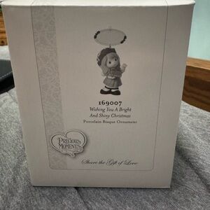 NIB Precious Moments Porcelain Bisque Ornament